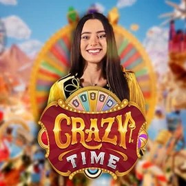 Crazy Time logo by Evolution at SlotsGem CasinoCrazy Time