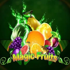 Magic Fruits Deluxe slot logo by Wazdan at SlotsGem Casino