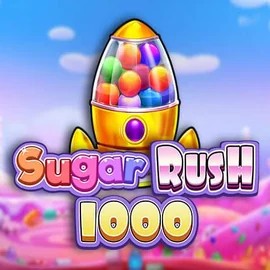 Sugar Rush 1000 logo by Pragmatic Play at SlotsGem CasinoSugar Rush 1000